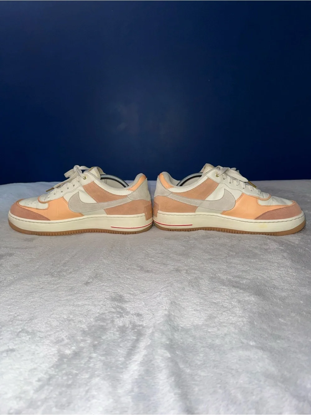 Mens Nike Air Force 1 AF1 Shadow Sisterhood Cashmere Peach & Cream